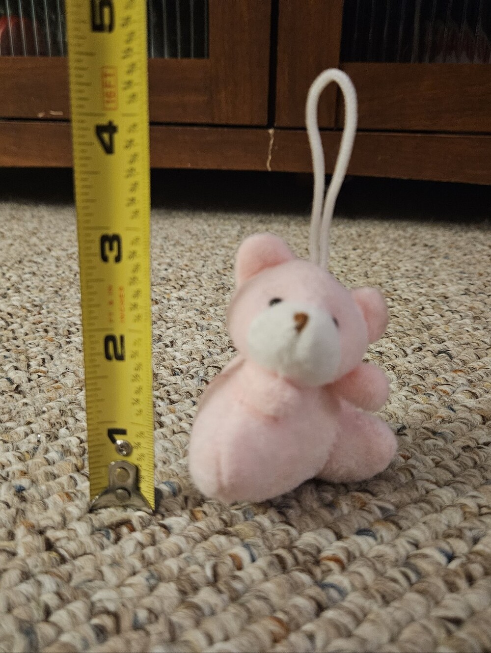 Pink Bear With A Loop - Picture 6 of 6